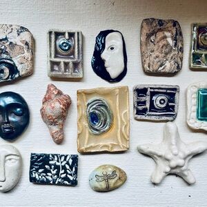 Lot -C10…Handcrafted Ceramic Art Tiles